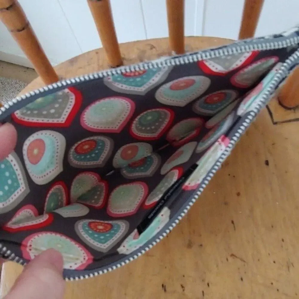 Graceful Goods Applique Wristlet